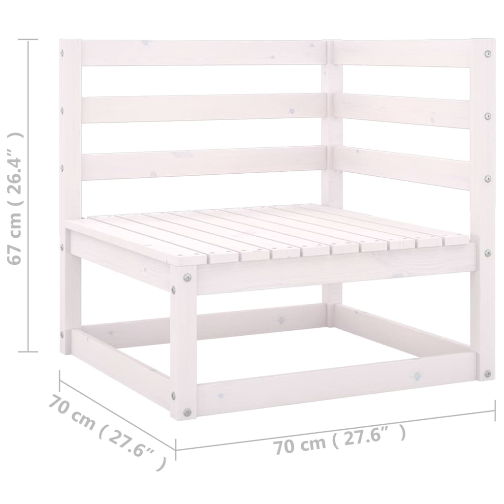 Hagesofagruppe med puter 4 deler heltre furu