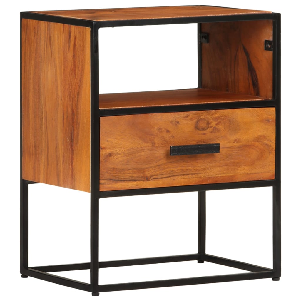 Nattbord 40x30x50 cm heltre akasie