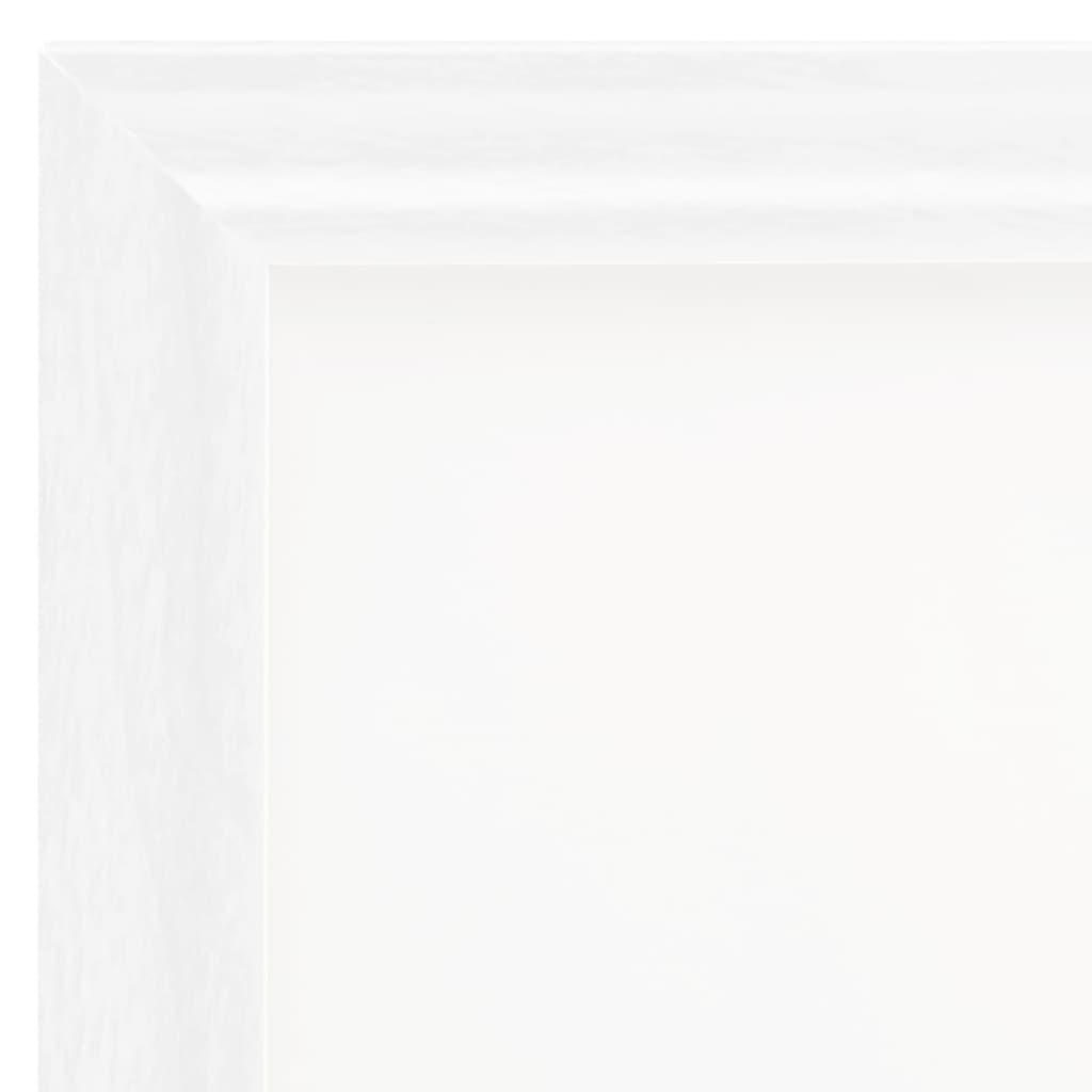 Fotorammekollasje for bord 5 stk hvit 21x29,7 cm MDF
