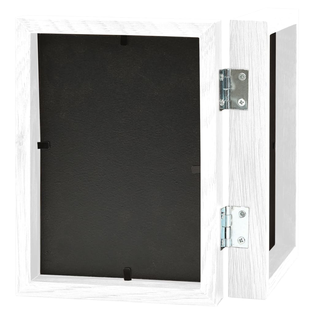 Tofoldig fotorammekollasj hvit 2x(13x18 cm)
