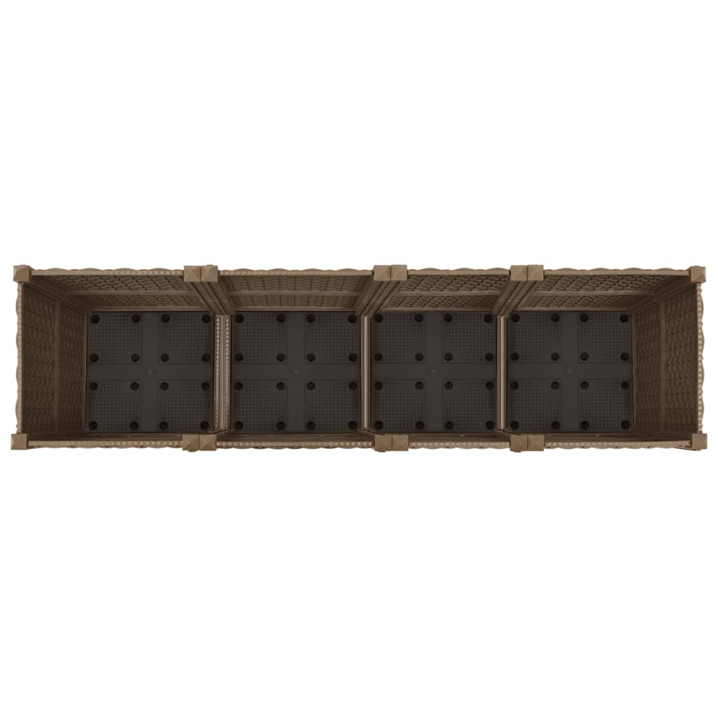 hevet bed 160x40x38 cm polypropylen
