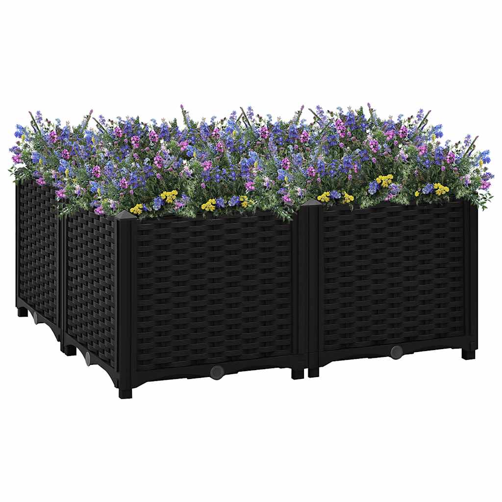 Høybed 80x80x38 cm polypropylen