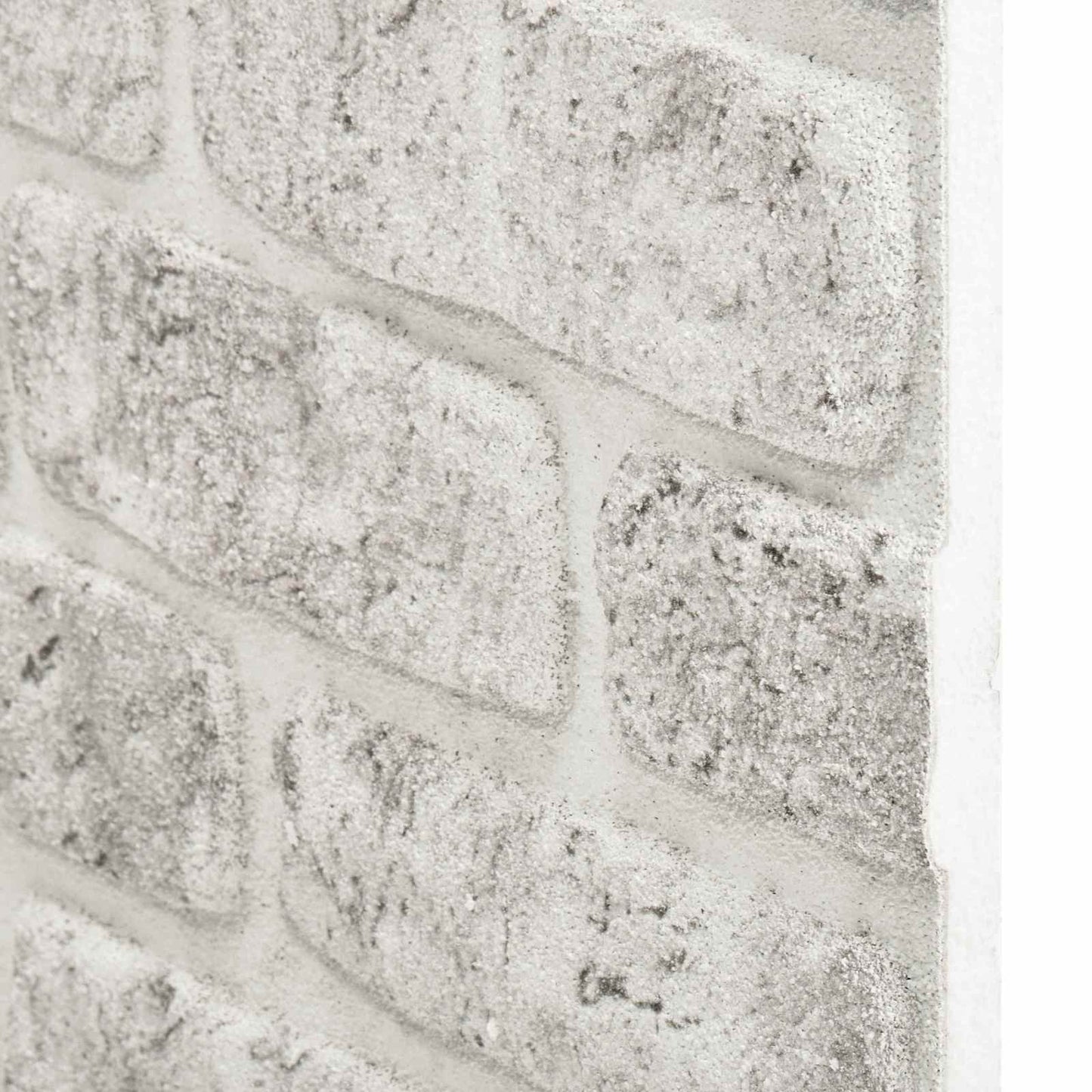 Veggpaneler 10 pcs Lysegrå 100 x 50 cm EPS Skum