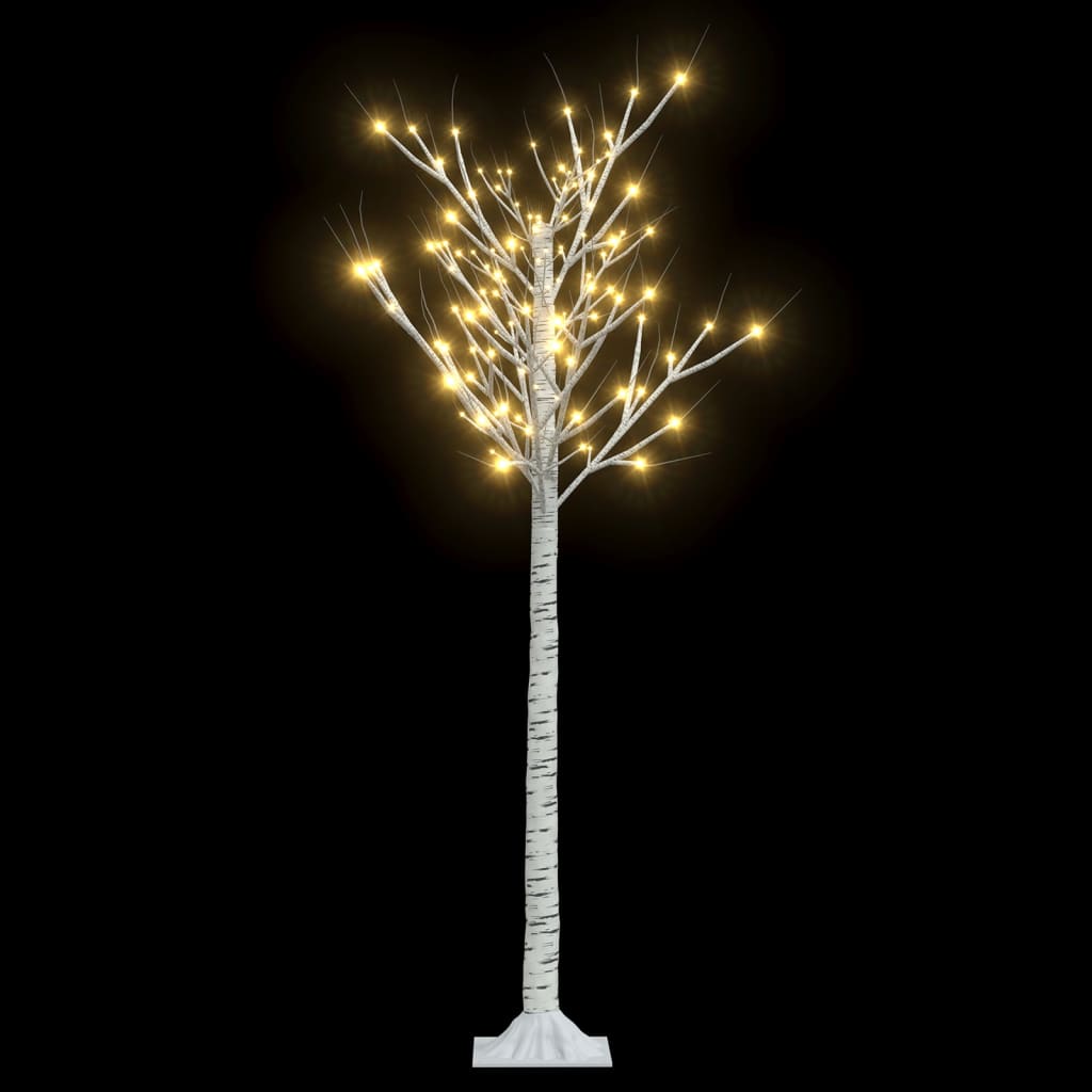 Juletre 156 LED 1,5 m varmhvit selje innendørs og utendørs