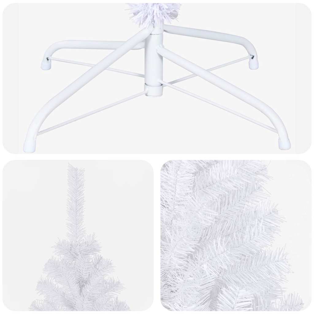 Forhåndsbelyst kunstig juletre med kulesett 180 cm 620 grener