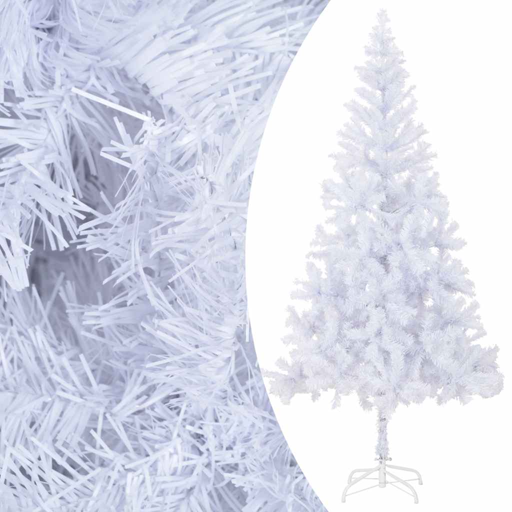 Forhåndsbelyst kunstig juletre med kulesett 210 cm 910 grener