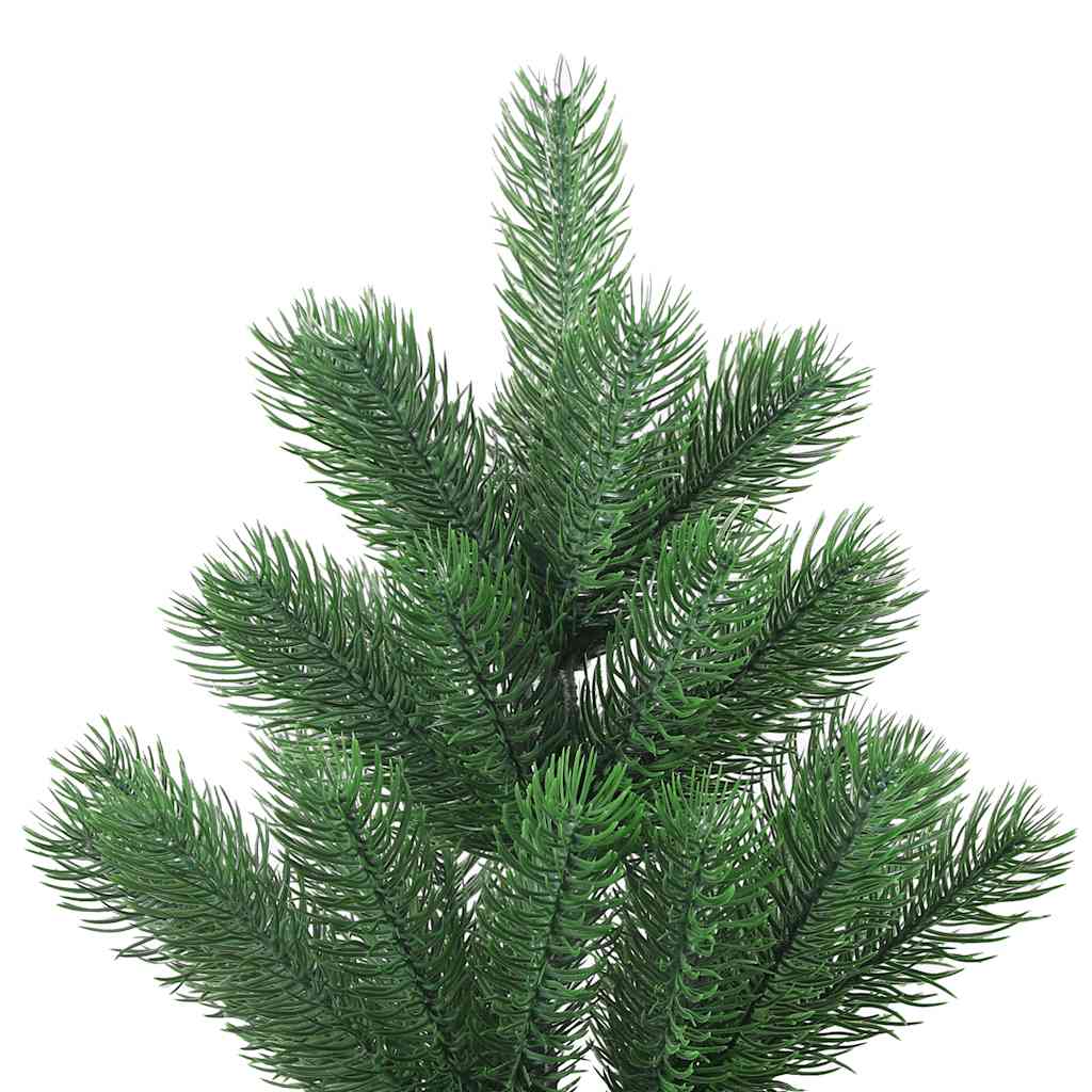 Nordmann kunstig juletre med LED og kulesett fir grønn 210 cm