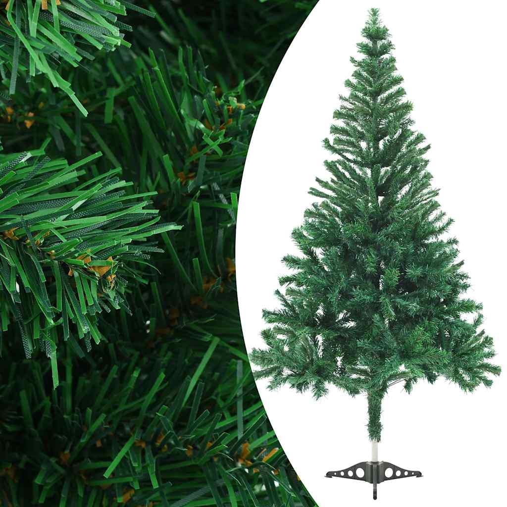 Forhåndsbelyst kunstig juletre med kulesett 180 cm 564 grener