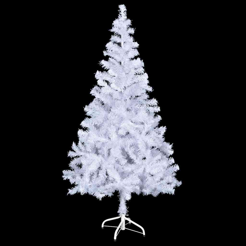Forhåndsbelyst kunstig juletre med kulesett 150 cm 380 grener