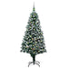 Kunstig juletre med LED og kulesett og kongler 240 cm