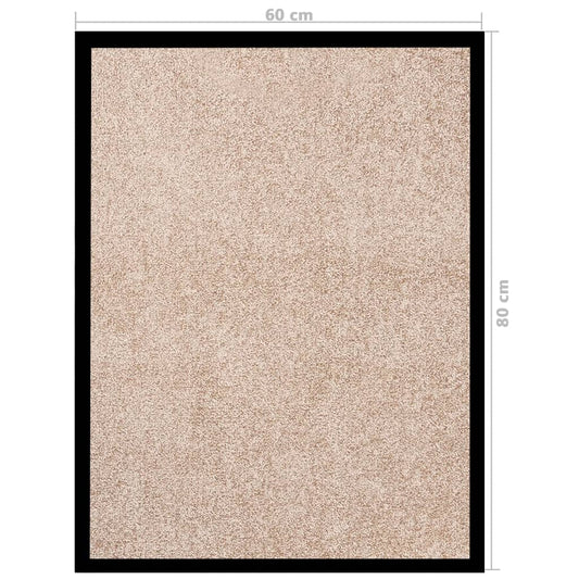 Dørmatte beige 60x80 cm
