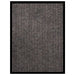 Dørmatte stripet beige 60x80 cm