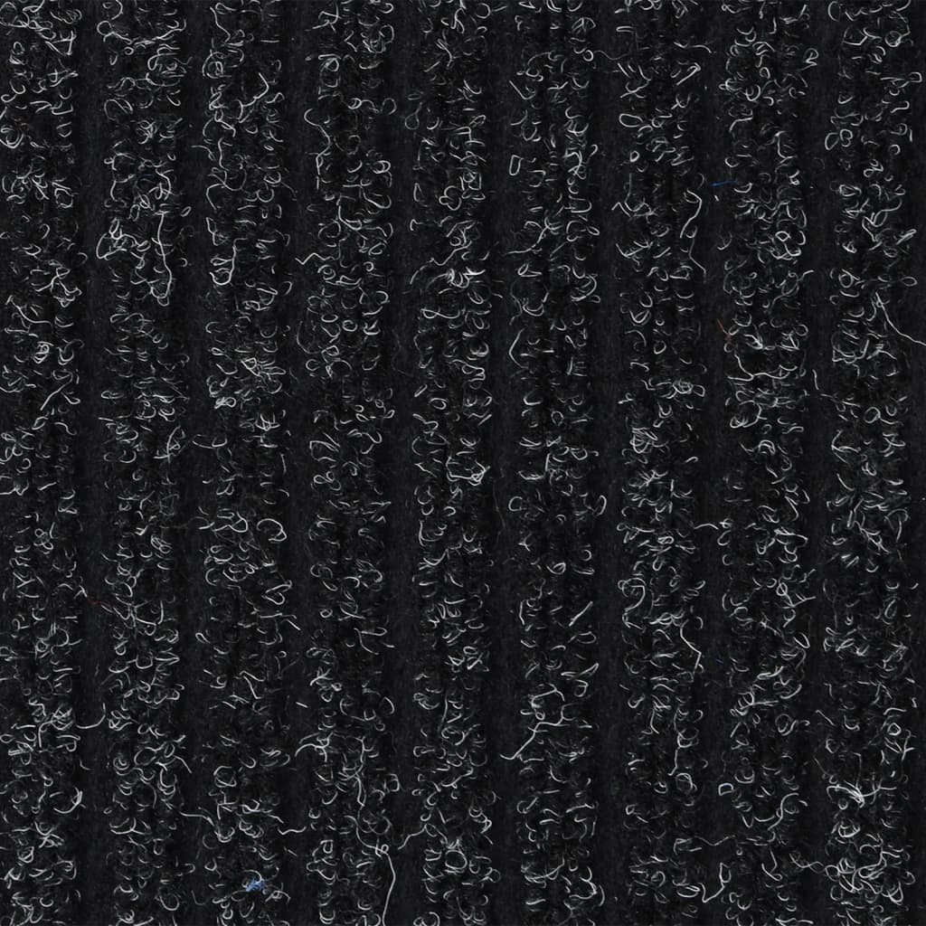 Dørmatte stripet antrasitt 40x60 cm