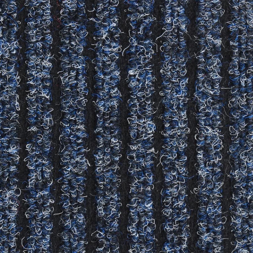 Dørmatte stripet blå 40x60 cm