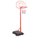 Bærbart basketballkurvsett justerbart 200-236 cm
