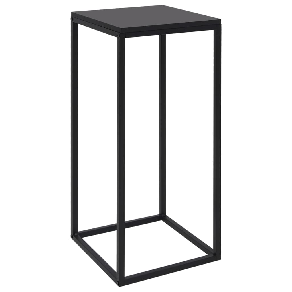 Sidebord 2 stk svart stål