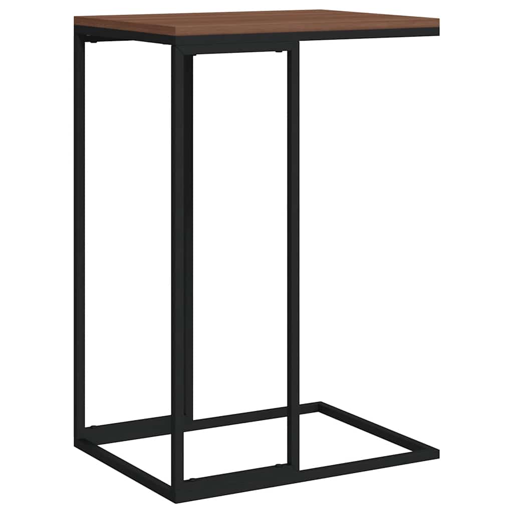 Sidebord svart 40x30x59 cm konstruert tre