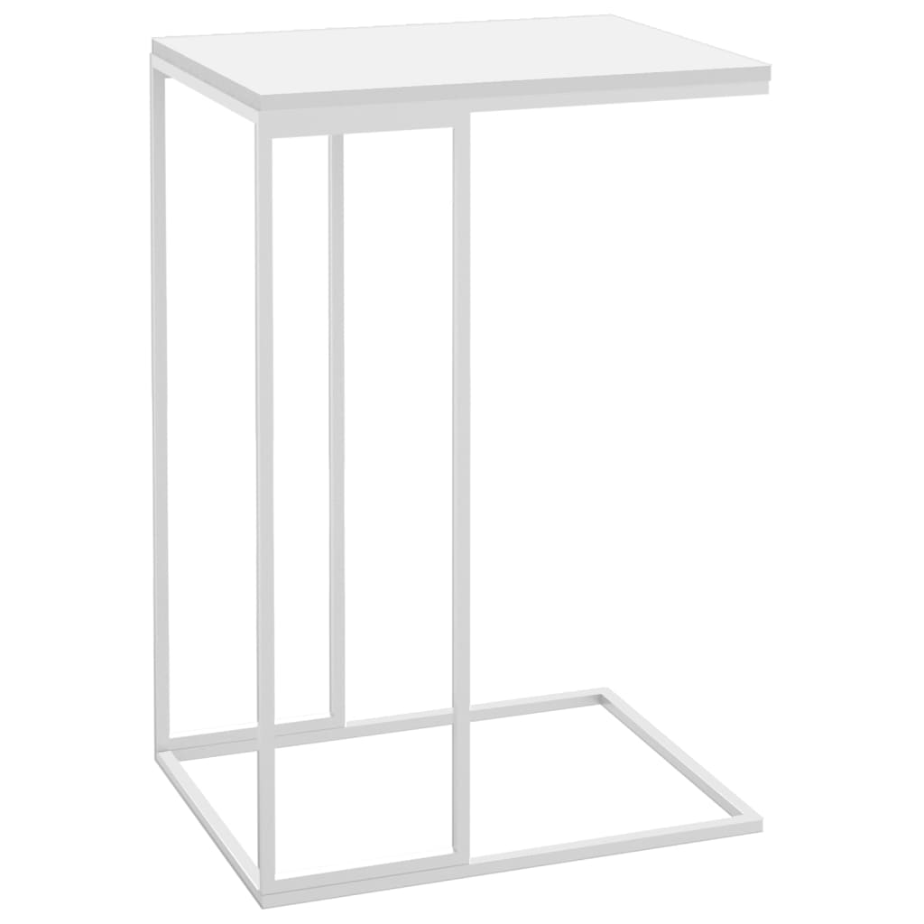Sidebord hvit 40x30x59 cm konstruert tre