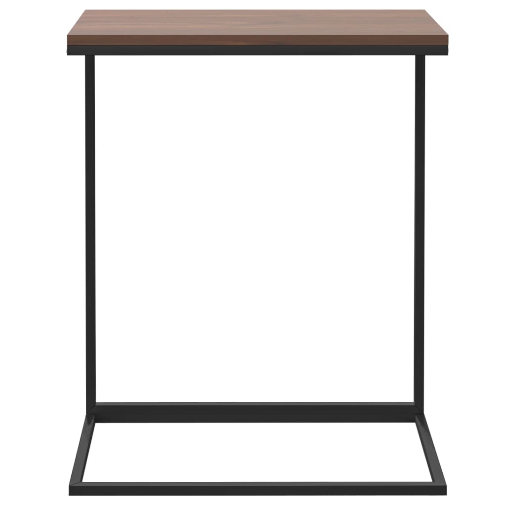 Sidebord svart 55x35x66 cm konstruert tre