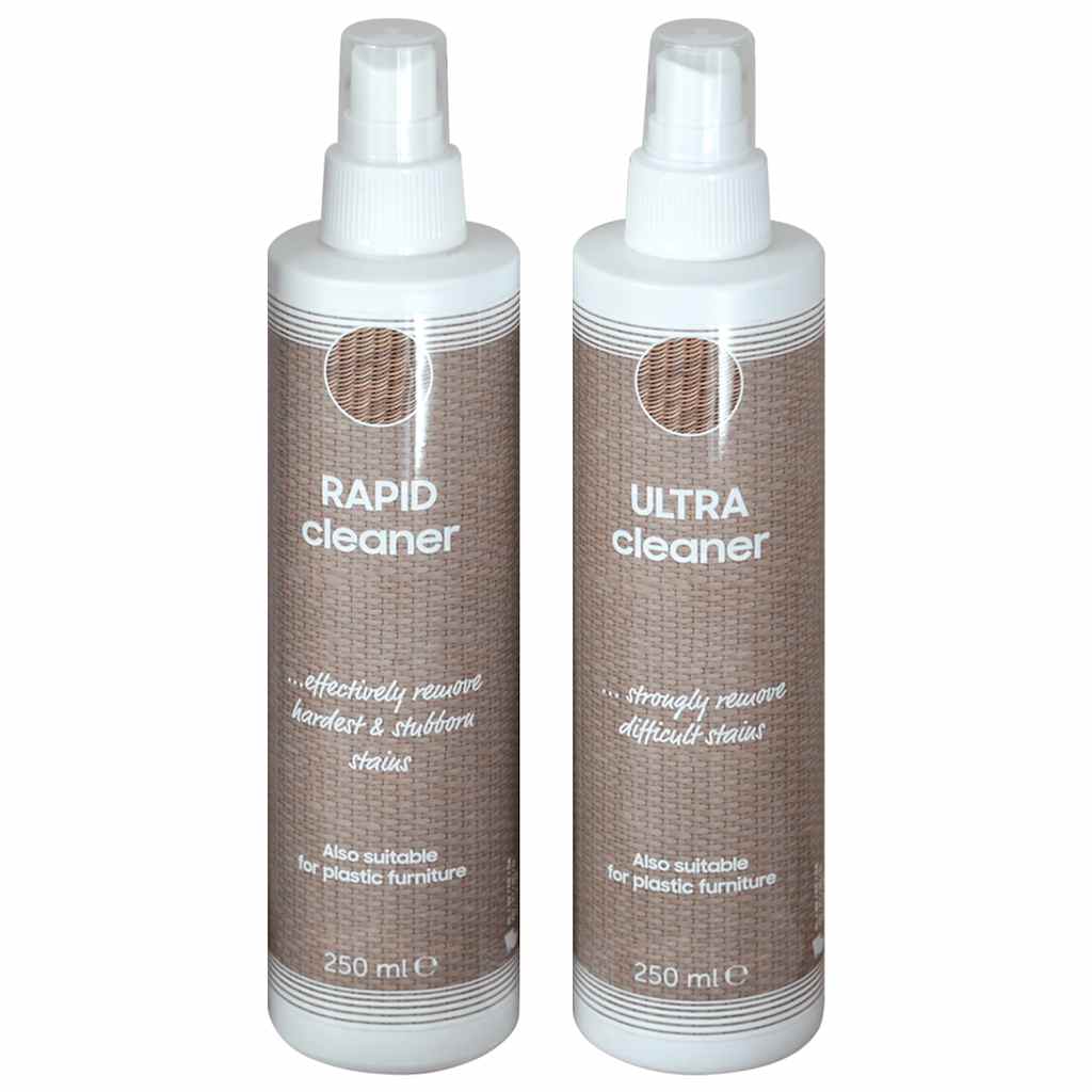 Pleiesett for rotting- og tekstilhagemøbler 2x250 ml