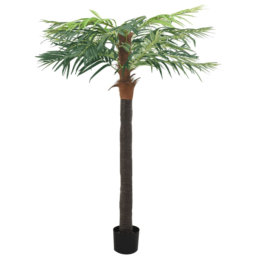 Kunstig palmetre med potte 215 cm grønn vidaXL