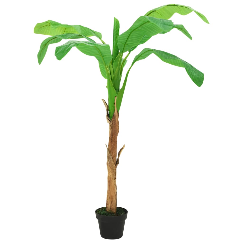 Kunstig banantre med potte 180 cm grønn vidaXL