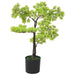 Kunstig sypress bonsai med potte 60 cm grønn vidaXL