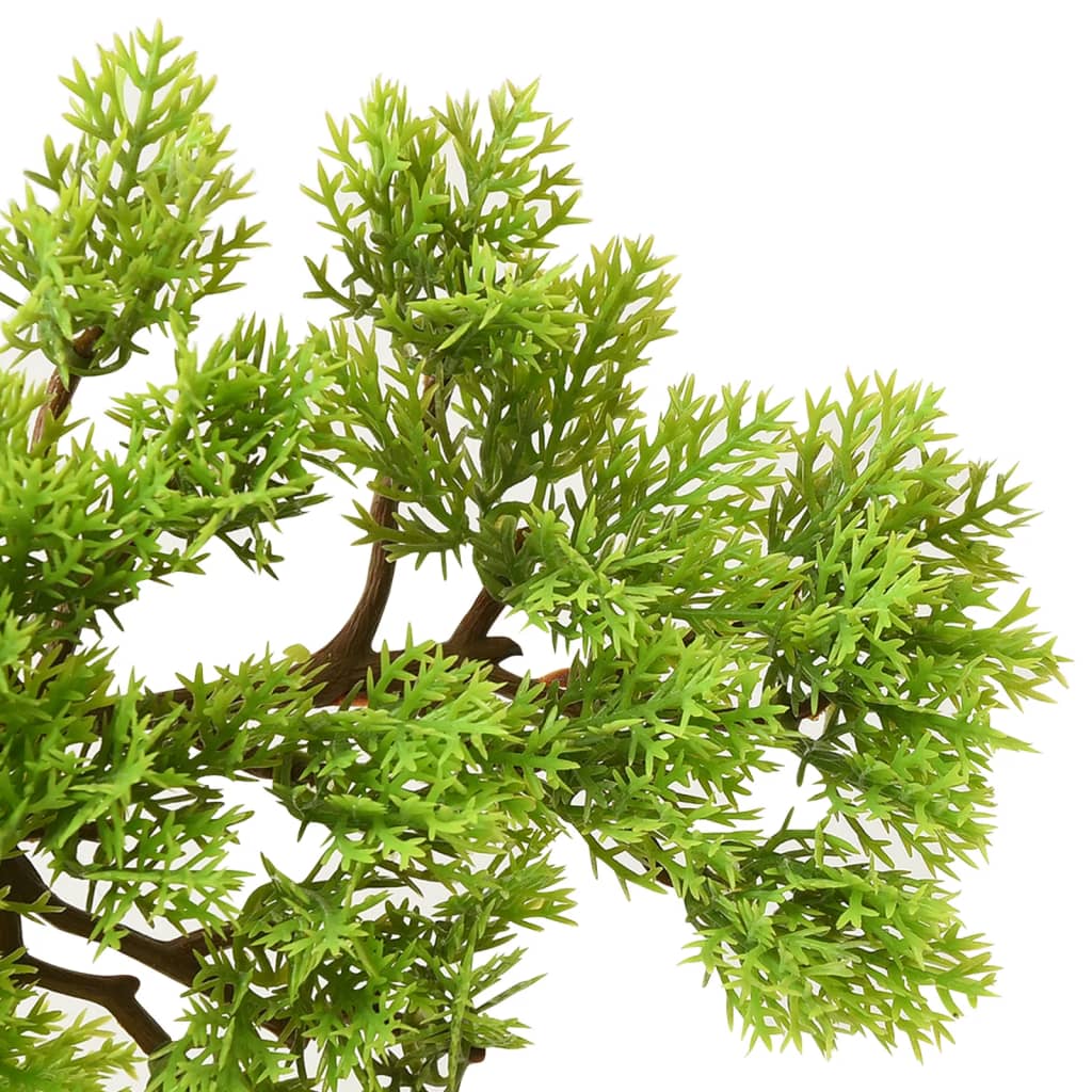 Kunstig sypress bonsai med potte 60 cm grønn vidaXL