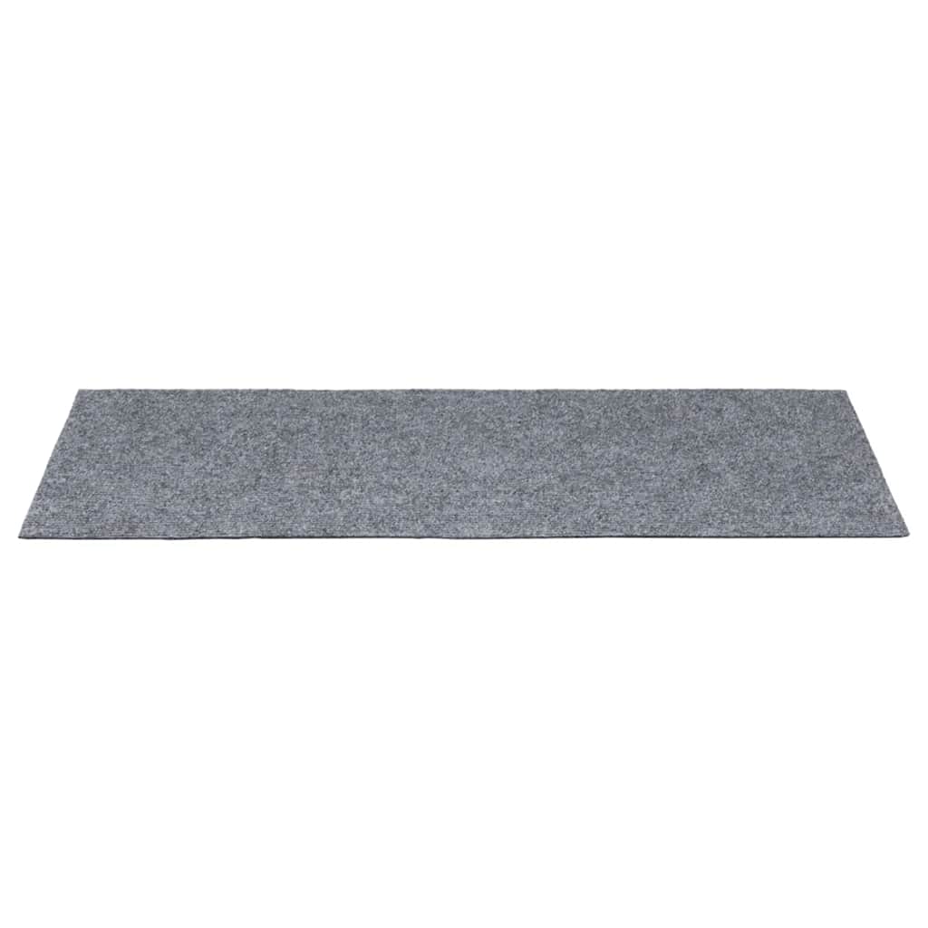 Trappematter selvklebende 15 stk 60x25 cm lysegrå rektangulære