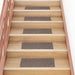 Trappematter selvklebende 15 stk 60x25 cm beige rektangulære