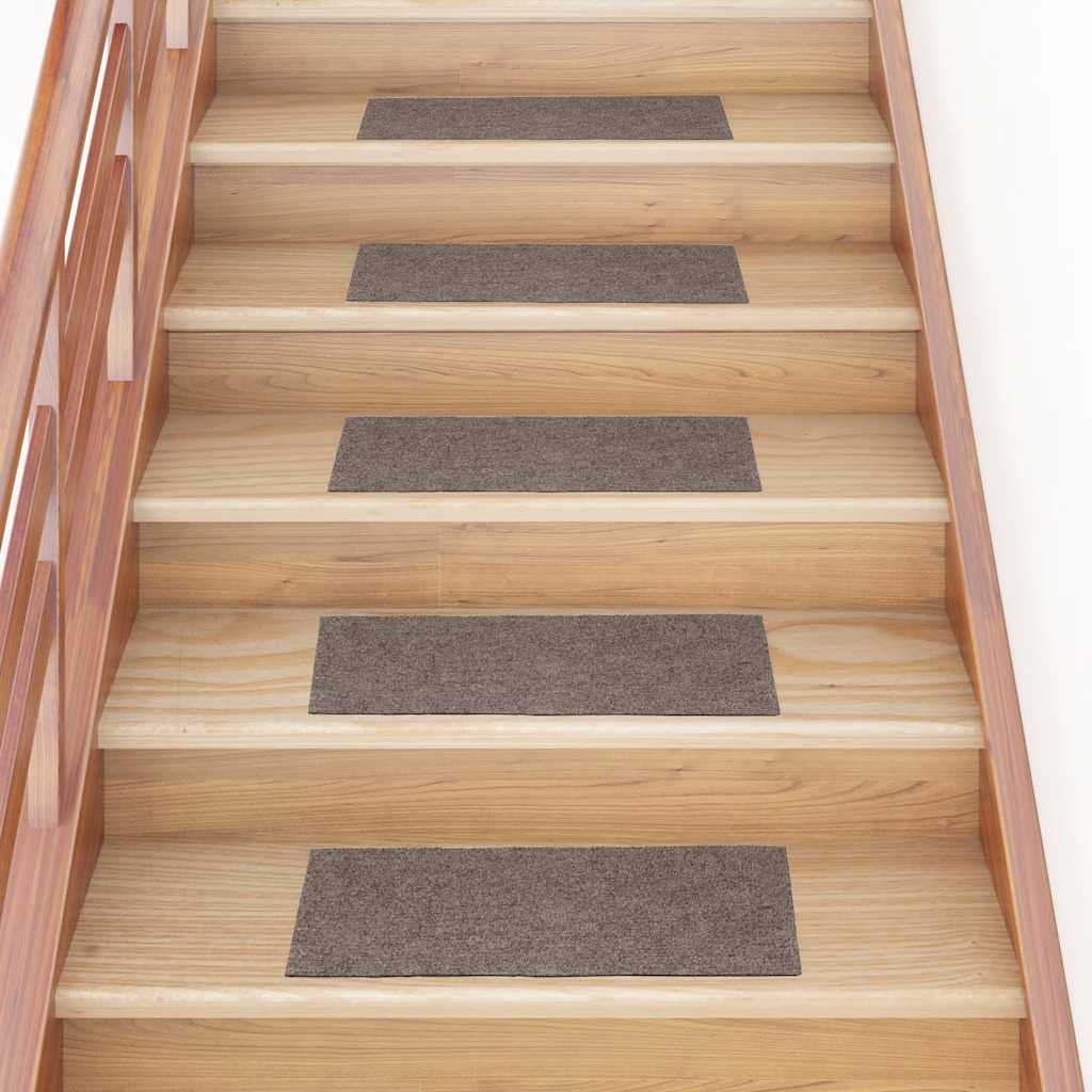 Trappematter selvklebende 15 stk 60x25 cm beige rektangulære