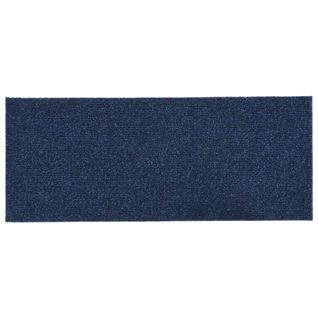 Trappematter selvklebende 15 stk 60x25 cm marineblå rektangulære