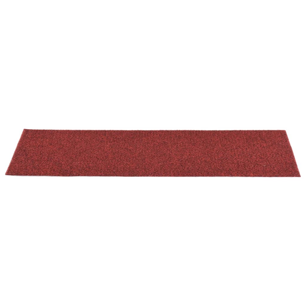 Trappematter selvklebende 15 stk 76x20 cm bordeauxrød rektangulær