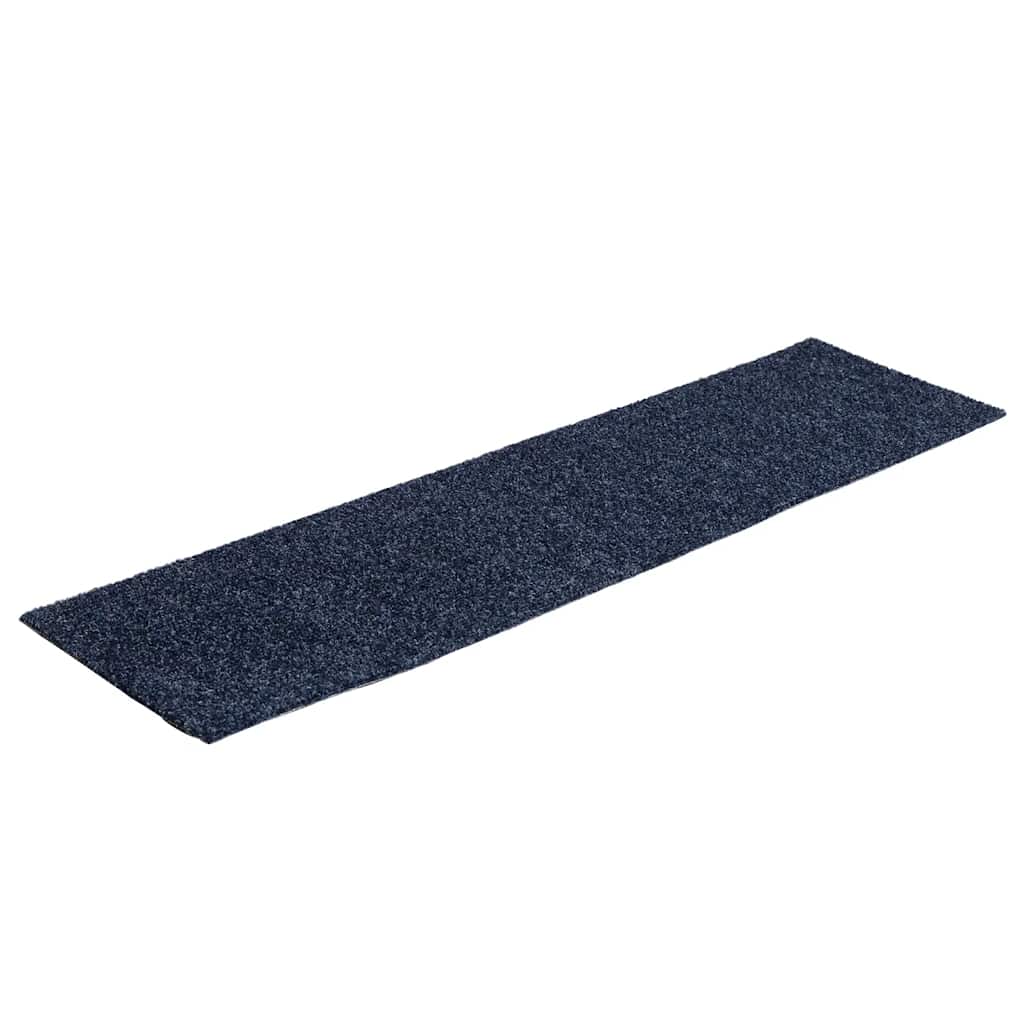 Trappematter selvklebende 15 stk 76x20 cm gråblå rektangulære