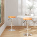 Barstol 2 pcs 31 x 31 x 87 cm Kunstlær Sving