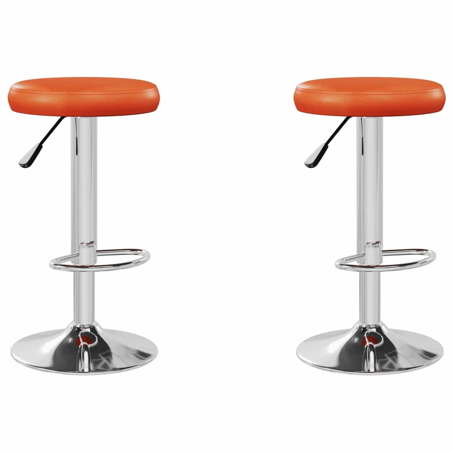 Barstol 2 pcs 31 x 31 x 87 cm Kunstlær Sving