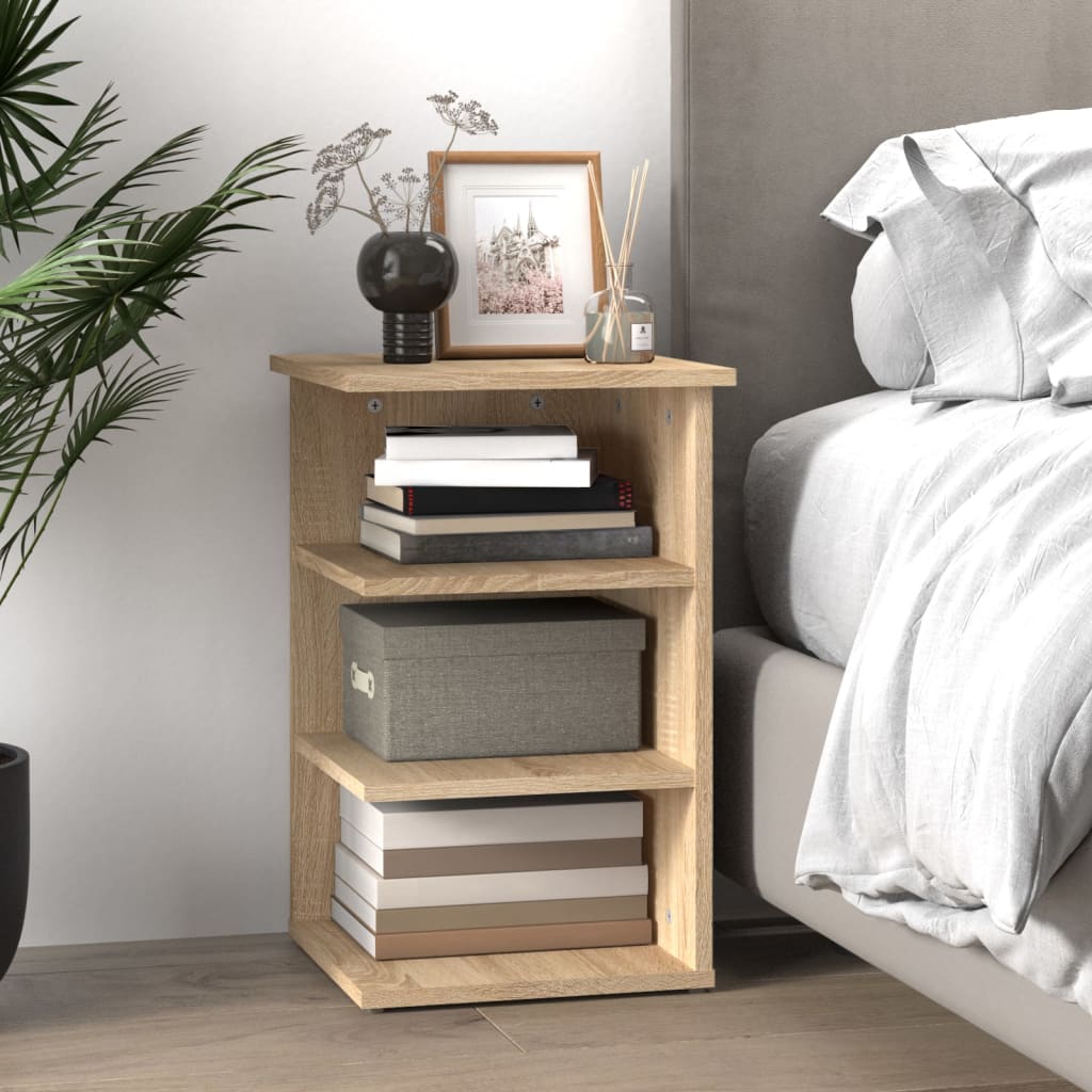 Sideskap sonoma eik 35x35x55 cm konstruert tre