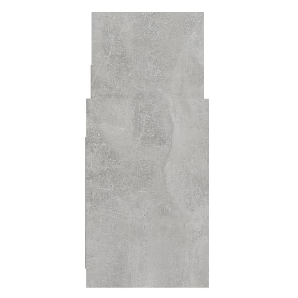 Sideskap betonggrå 60x26x60 cm konstruert tre