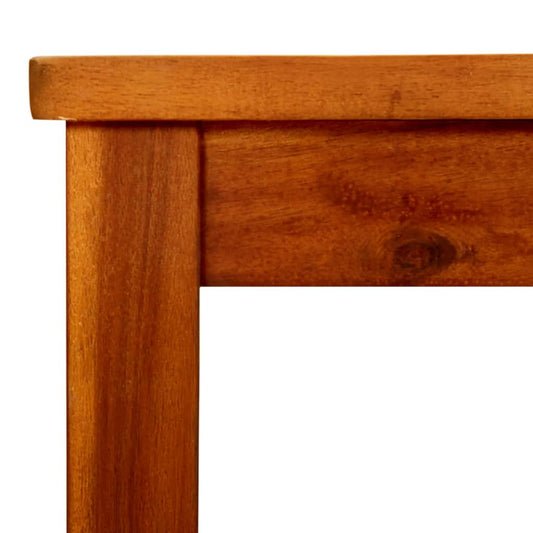 Hagesalongbord 85x85x45 cm heltre akasie