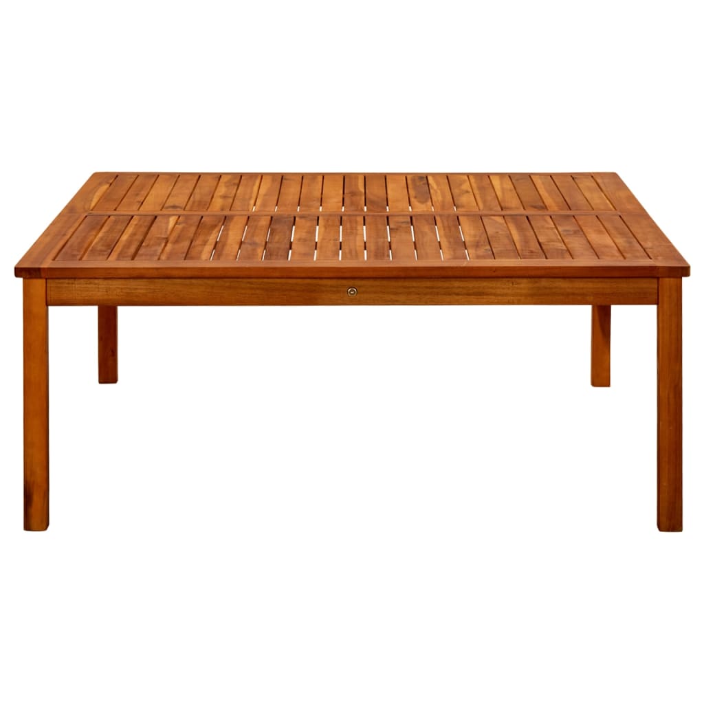 Hagesalongbord 110x110x45 cm heltre akasie