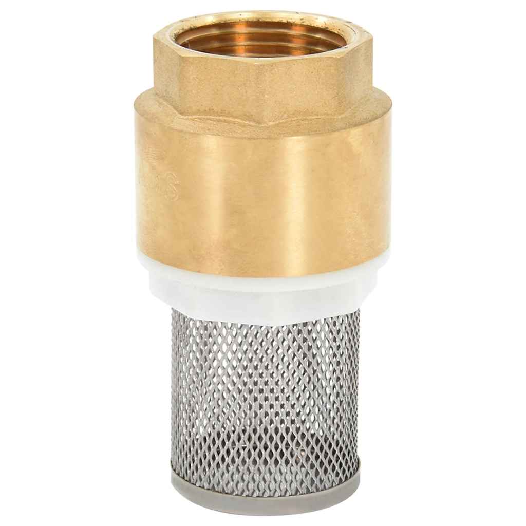 Sugeslange med messingkoblinger svart 1,1" 5 m PVC