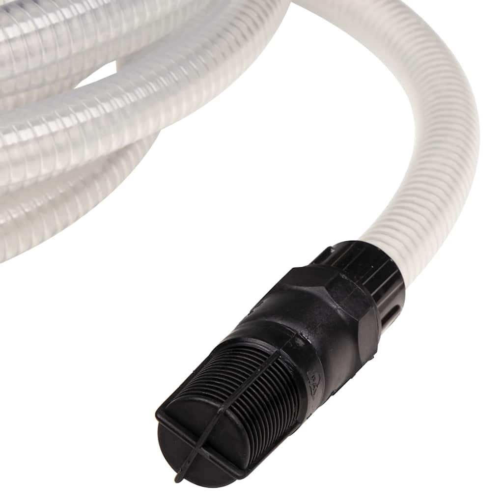 Sugeslange med messingkoblinger gjennomsiktig 1,1" 10 m PVC