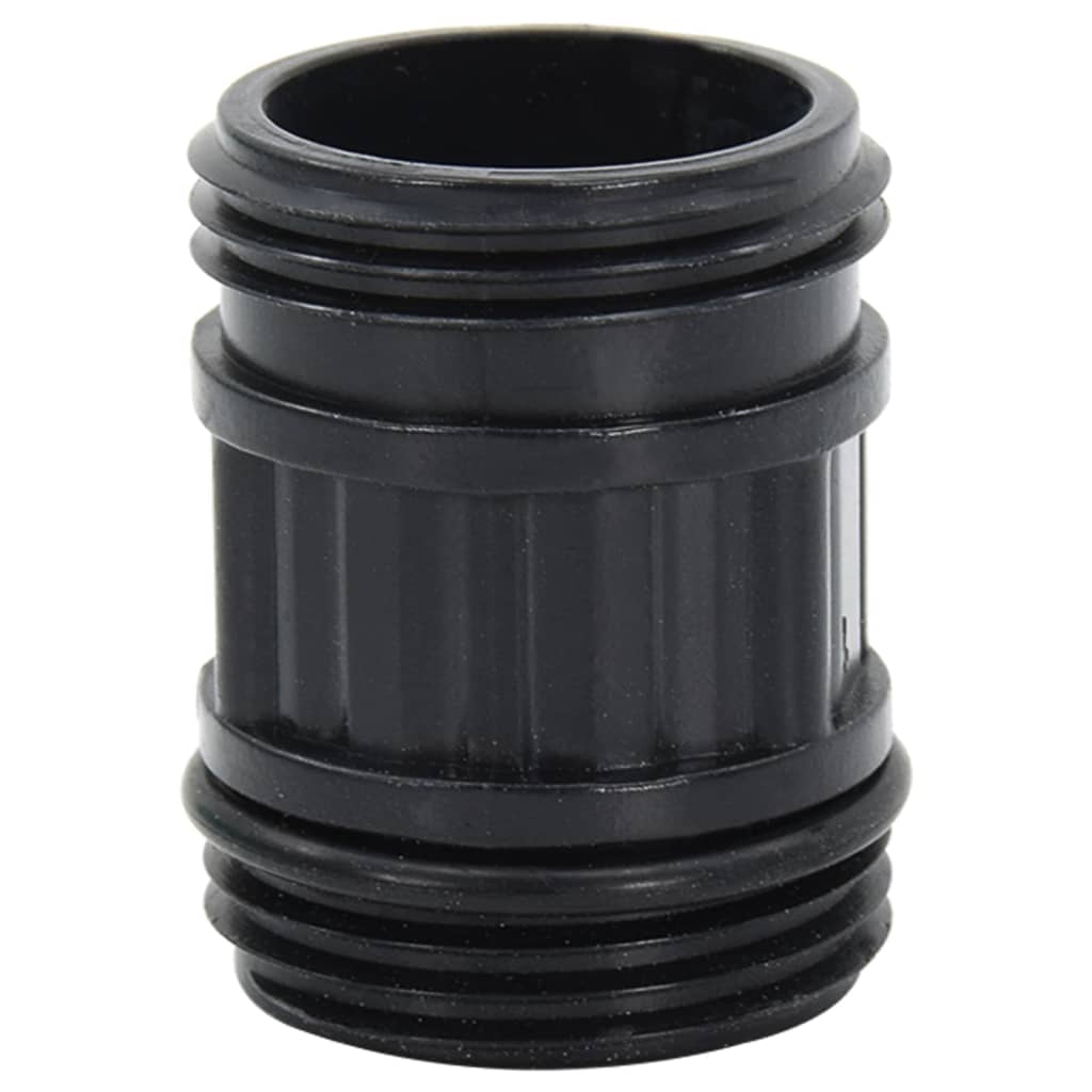 Sugeslange med messingkoblinger svart 1,1" 7 m PVC