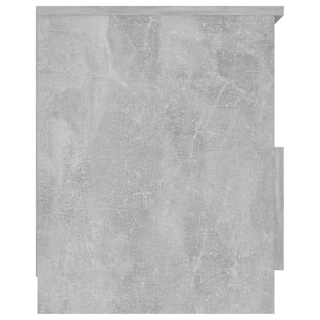 Nattbord 2 stk betonggrå 40x40x50 cm konstruert tre