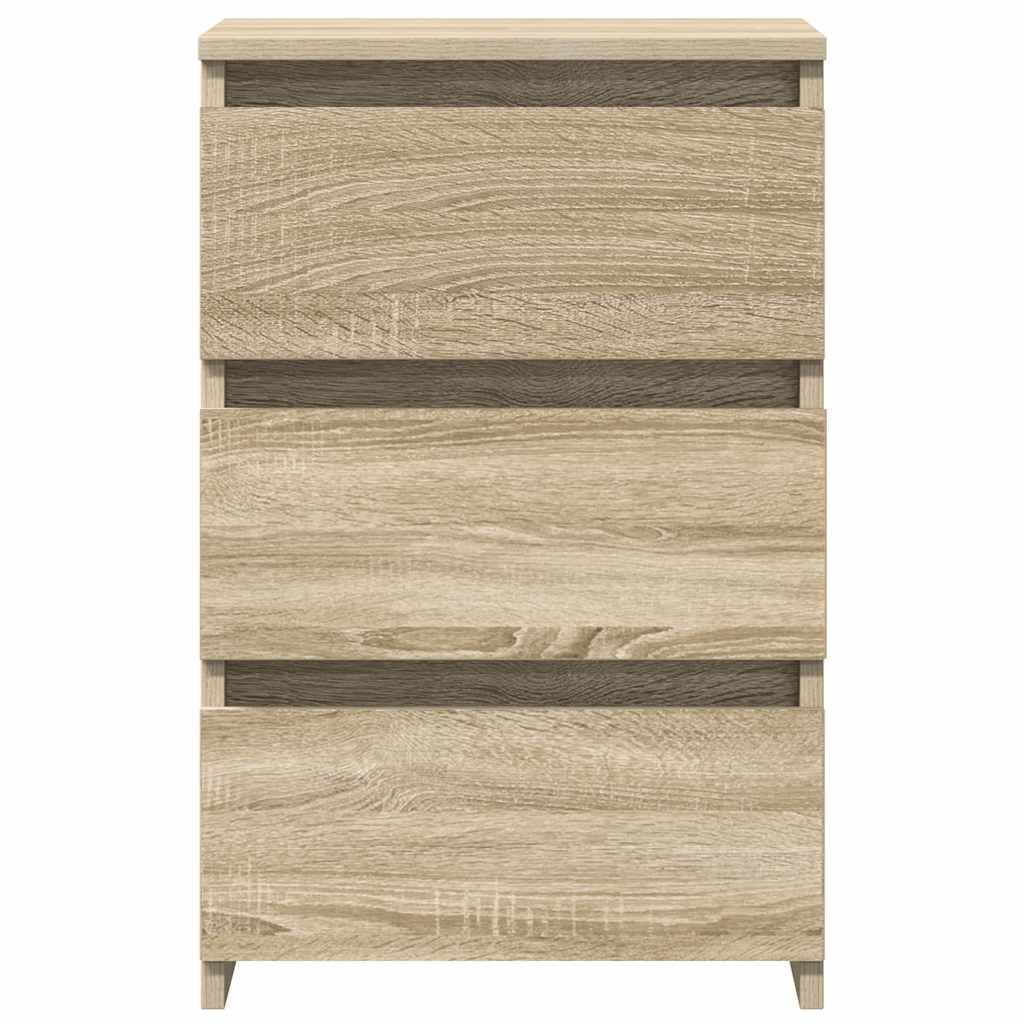 Nattbord 2 stk sonoma eik 40x35x62,5 cm konstruert tre
