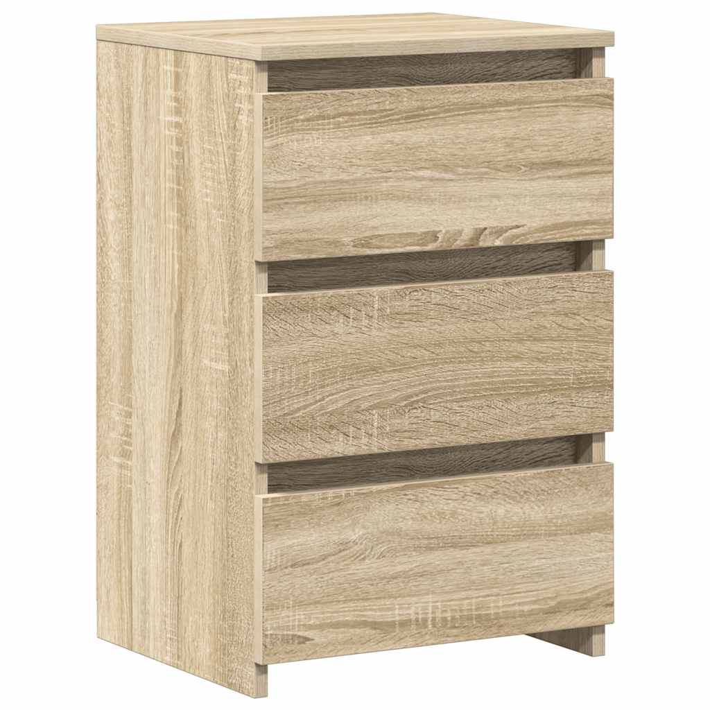Nattbord 2 stk sonoma eik 40x35x62,5 cm konstruert tre