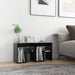 Nattbord 2 stk svart 40x30x40 cm konstruert tre