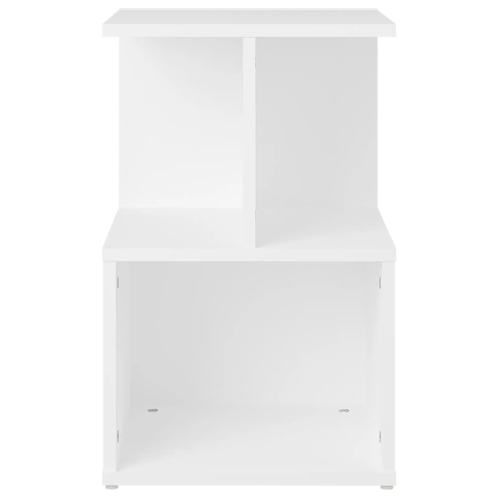 Nattbord 2 stk hvit 35x35x55 cm konstruert tre