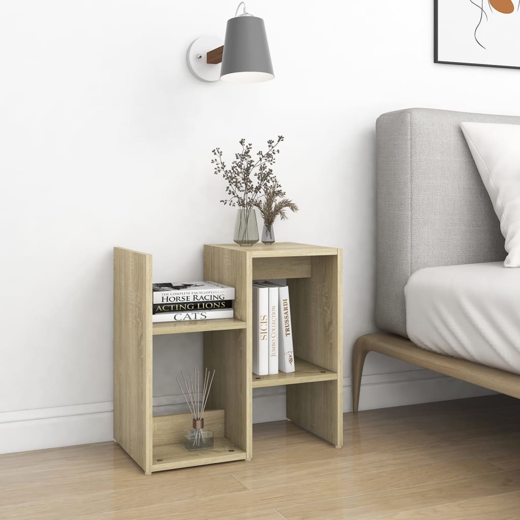 Nattbord 2 stk sonoma eik 50x30x51,5 cm konstruert tre