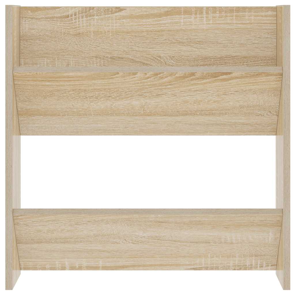 Veggskoskap sonoma eik 60x18x60 cm sponplate